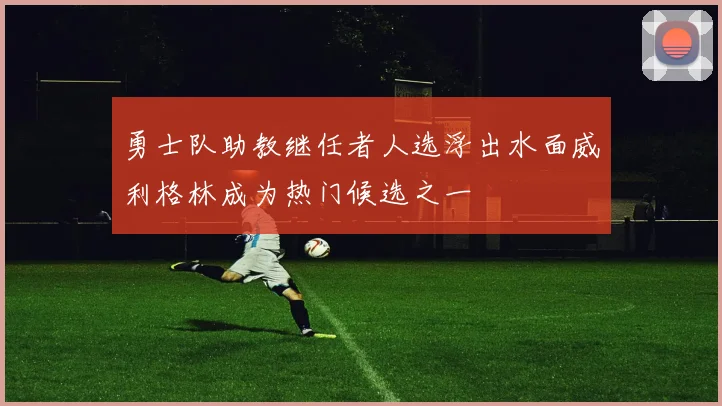 勇士队助教继任者人选浮出水面威利格林成为热门候选之一